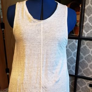 Semi sheer linen tunic
